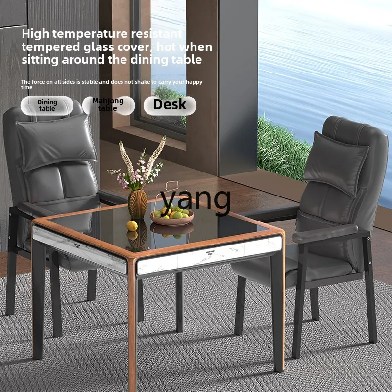 LTT automatic household no-scratch rotary roller coaster mahjong table