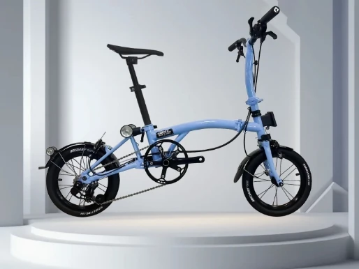 MINT BOB 3-14K 14Inch Triple Folding Bike/ Chromium-Molybdenum