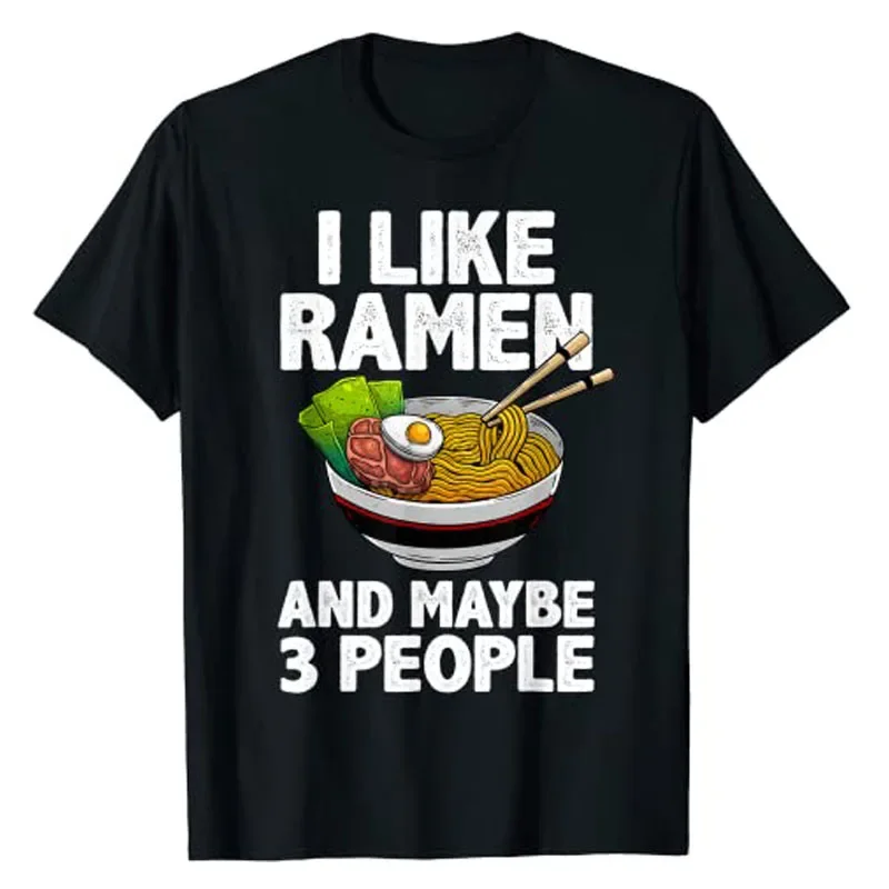 

Cool Ramen for Men Women Anime Ramen Noodle Soup Cup Noodles T-Shirt Funny Cartoon Graphic Tee Y2k Top Manga Aesthetic Clothes