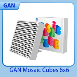 gan Cube Wall GAN Puzzles Mosaic Cubes Mini GAN 328 6x6  Pieces Magic Cubo Wall Hangings DIY Chart Professional