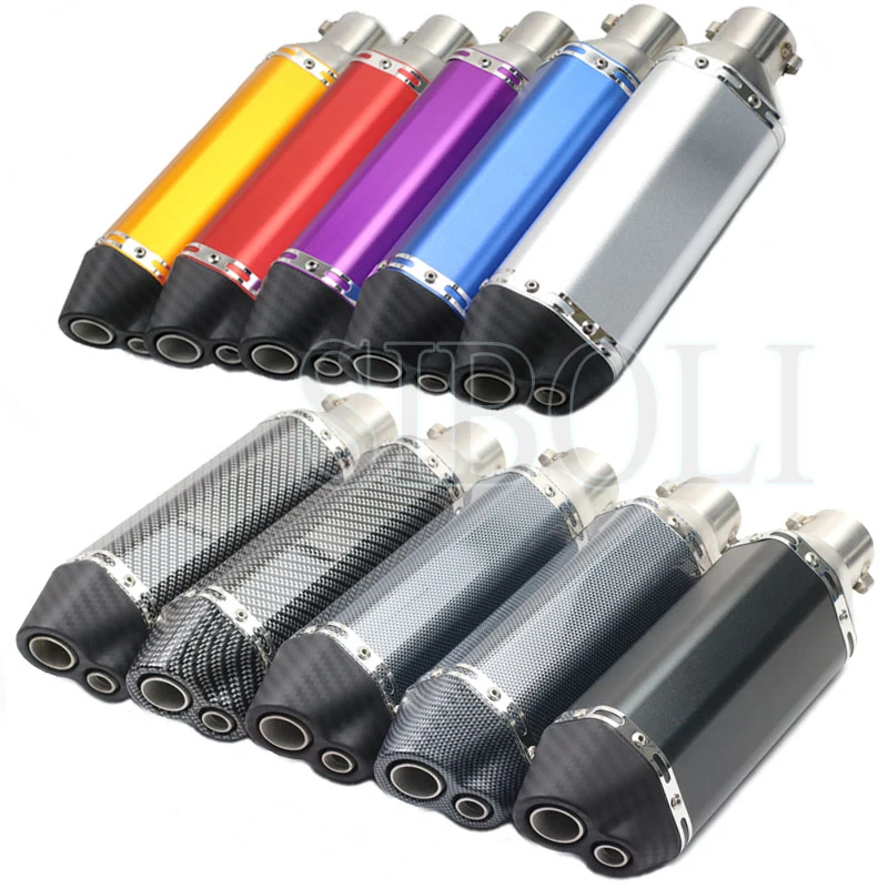 

Universal Motorcycle Exhaust Muffler Silencer Modified Racing Exhaust Moto Escape Muffle Pipe ATV Scooter For KAWASAKI AK157