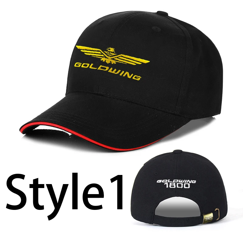 For Honda Gold Wing 1800 1500 1200 Goldwing GL1800 GL Car Pure Cotton Breathable Embroidery Casual Baseball Caps Sunscreen Hat