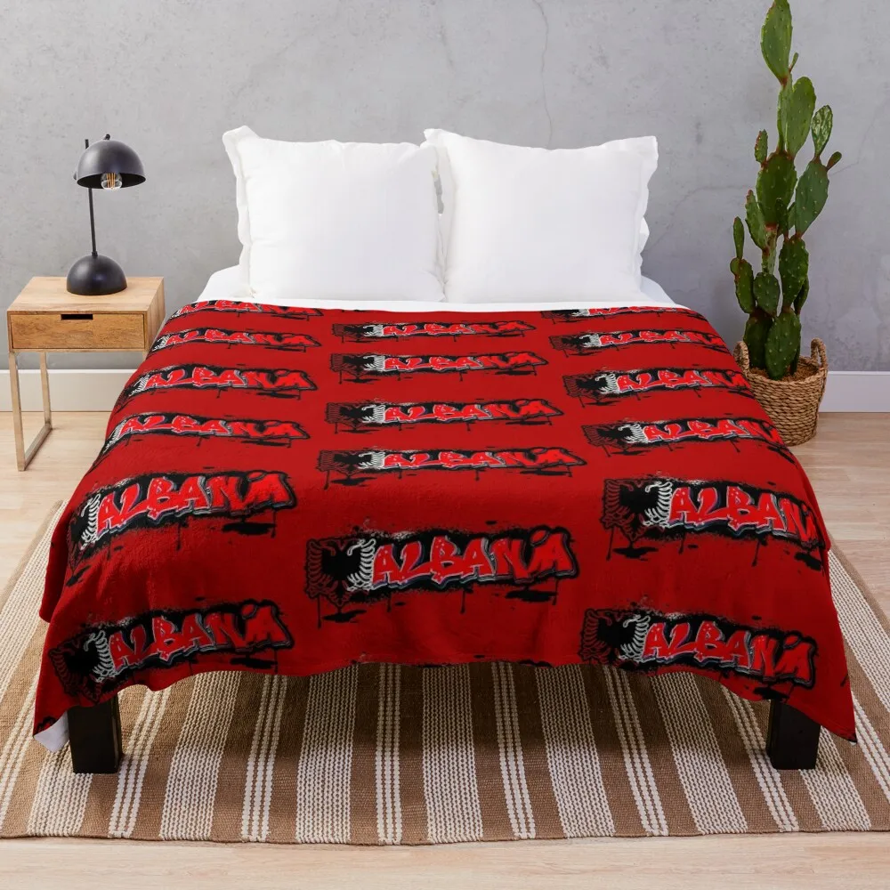 Albania Throw Blanket Warm Plush Beautifuls Blankets