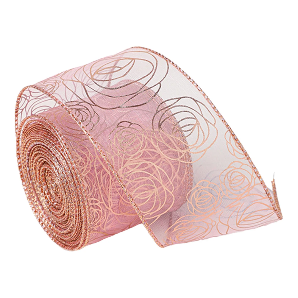 Christmas Ribbon for Wrapping Bow Making Wreath Crafting and Holiday Decorations for DIY Projects and Seasonal Celebrations