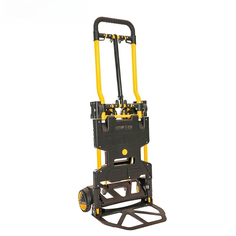 

Pull truck handling folding trolley, warehousing and handling logistics express trolley