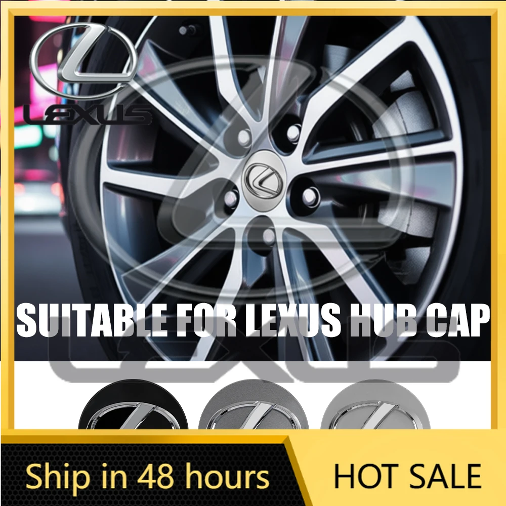 

Новые наклейки для интерьера 2026 года, 4 шт., 56/60 мм, колпачки на центральные части колес с логотипом Lexus для Lexus CT200h NX300h RX300 RX330 F Sport I