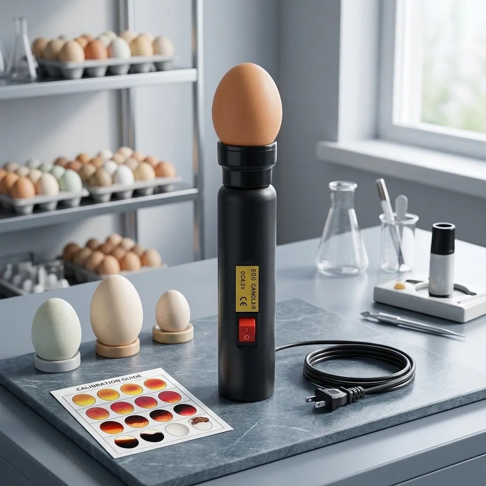 LED For Egg Candling Lamp for Incubators to Assist in Timely For Egg Selection for Chicken Duck Goose and Pigeon Breeding