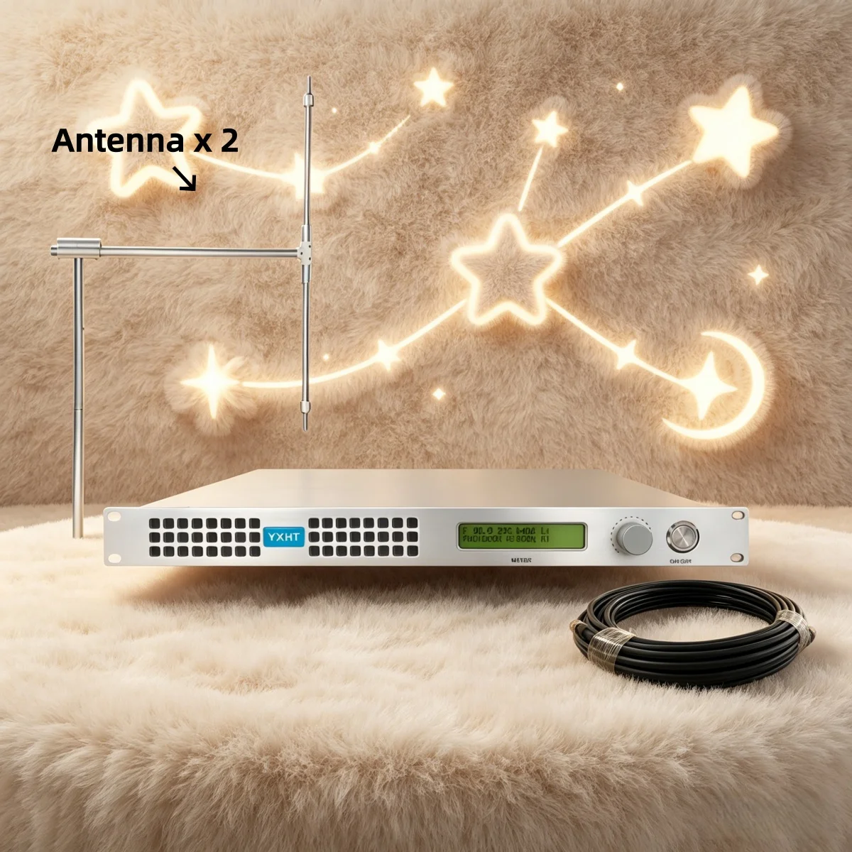 

Церковный FM-передатчик Church YXHT-1, 250 Вт, с антенной, для праздничного звука, с защитой от помех, большой радиус действия