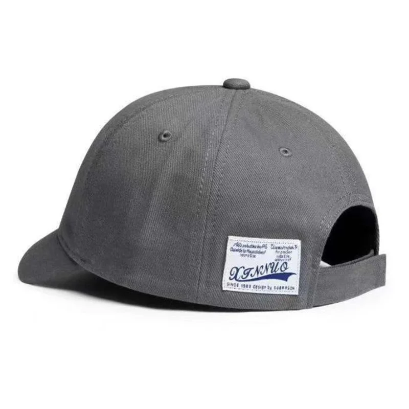 Baseballkappe im amerikanischen Stil mit kurzem Schirm, japanischer Stil, Unisex, vielseitig einsetzbar, kleiner Schirm, modische Baseballkappe mit weichem Obermaterial – Detail 4