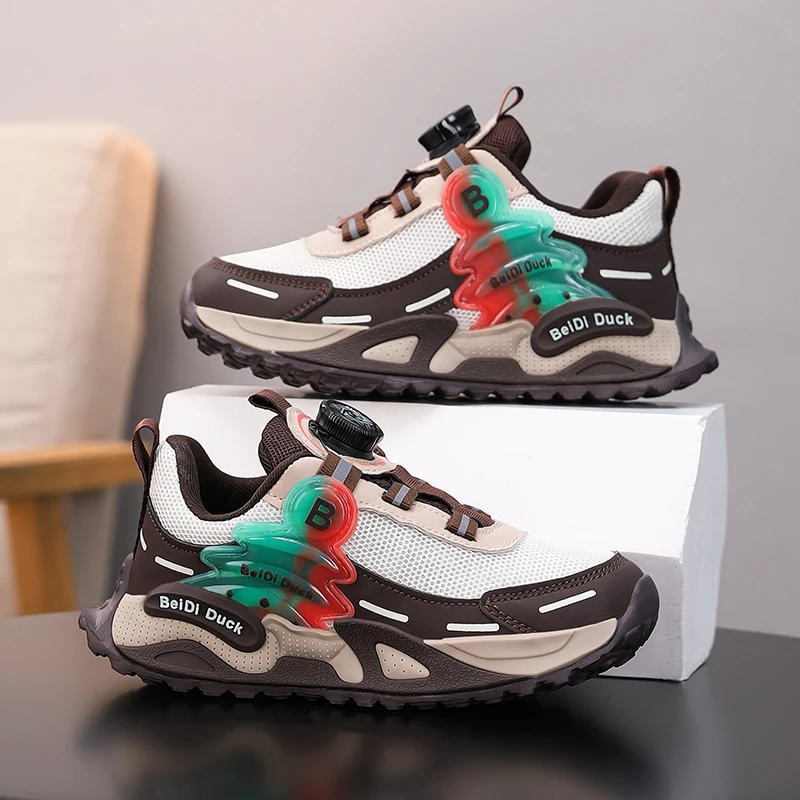 

Детские кроссовки, осень 2023, модные противоскользящие дышащие универсальные легкие кроссовки для мальчиков и девочек