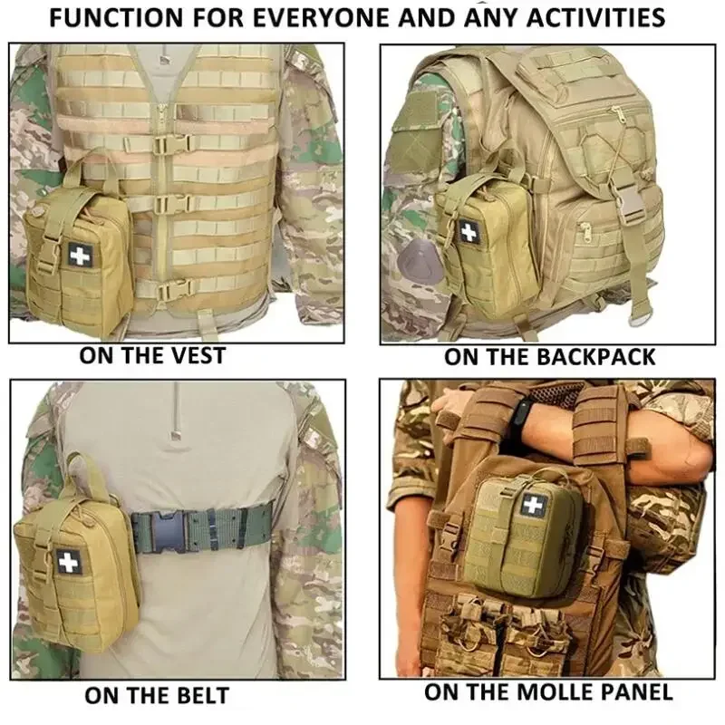 Molle Militaire Buidel Edc Bag Medische Emt Tactische Outdoor EHBO Kits Noodpakket Ifak Leger Militaire Camping Jachttas