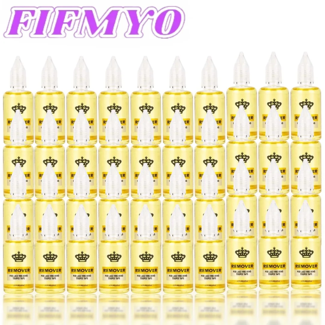 

Оптовая продажа, 30 шт., 40 шт., 50 шт., средство для удаления клея для волос, без освобождения запаха, лента для удаления клея для парика, 30 мл, средство для удаления клея с кружевом