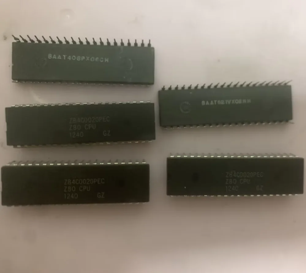 DIXSG 1-2Pcs Used/old  Z84C0020PEC Z80CPU Z80-CPU Z84C0020 IC MPU Z80 20MHZ DIP-40 Microprocessors Chipset