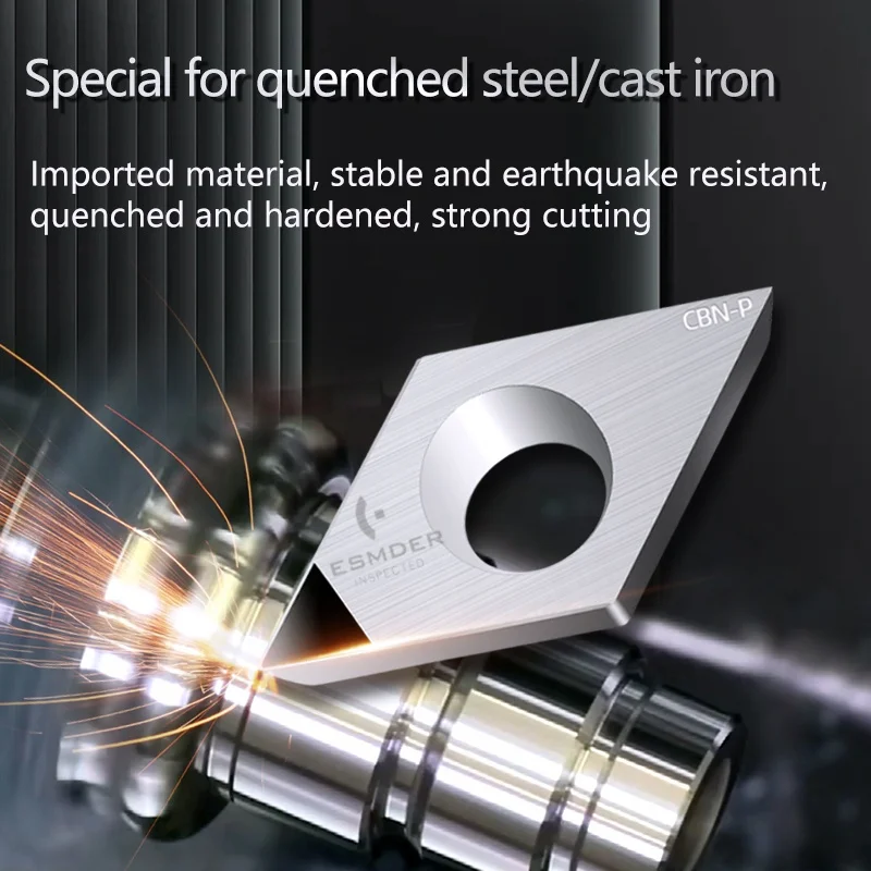 

Внутренняя токарная вставка Токарный станок с ЧПУ CCGT/DCGT/SCGT/TCGT/VBGT/VCGT CBN-P Для обработки закаленной стали Сталь высокой твердости