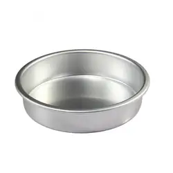 Mold Aluminum Alloy Baking Tool 4 Inch Round Chiffon Cake Plate Solid Bottom Angel Food Oven Big Cake Bread Hamburger Baking Too
