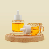 30ML/50ML Clear Glass Dropper Thick Bottom Bottle Aromatherapy Liquid Essence Massage Oils Serum Pipette Refill Skincare