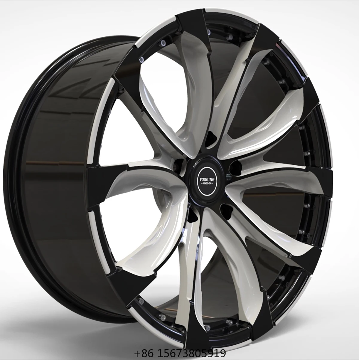 

High-End Two-Piece Forged Alloy Car Wheels 18-23 Inches Various Hole Spacings 5*108 5*114.3 5*120 5*112 98mm 25mm