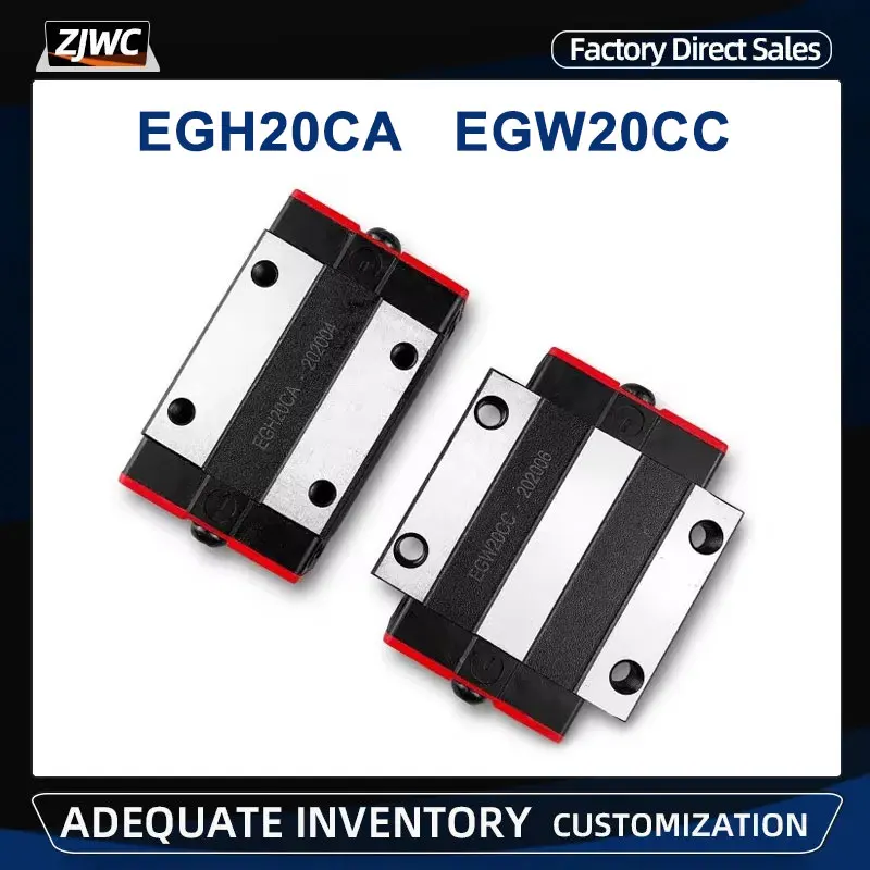 1pc HGH25CA HGW25CC Slider Block Match Use HGR25 Linear Guide For Linear Rail CNC Diy Parts