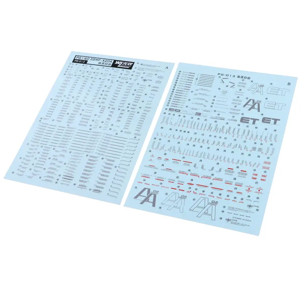 Decal Water Slide Decal Paste Sticker For Bandai PG 1/60 Model