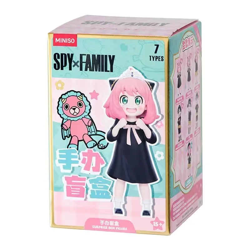 MINISO スパイ×ファミリー ブラインドボックス フィギュア - アーニャ フィギュア かわいい飾り 誕生日プレゼントに最適