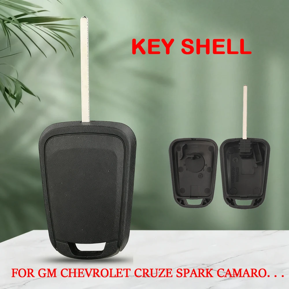 Jingyuqin Kein Chip Transponder Auto Schlüssel Shell Für GM Chevrolet Cruze Camaro Equinox SparK Opel Uncut HU100 Klinge Ersetzen