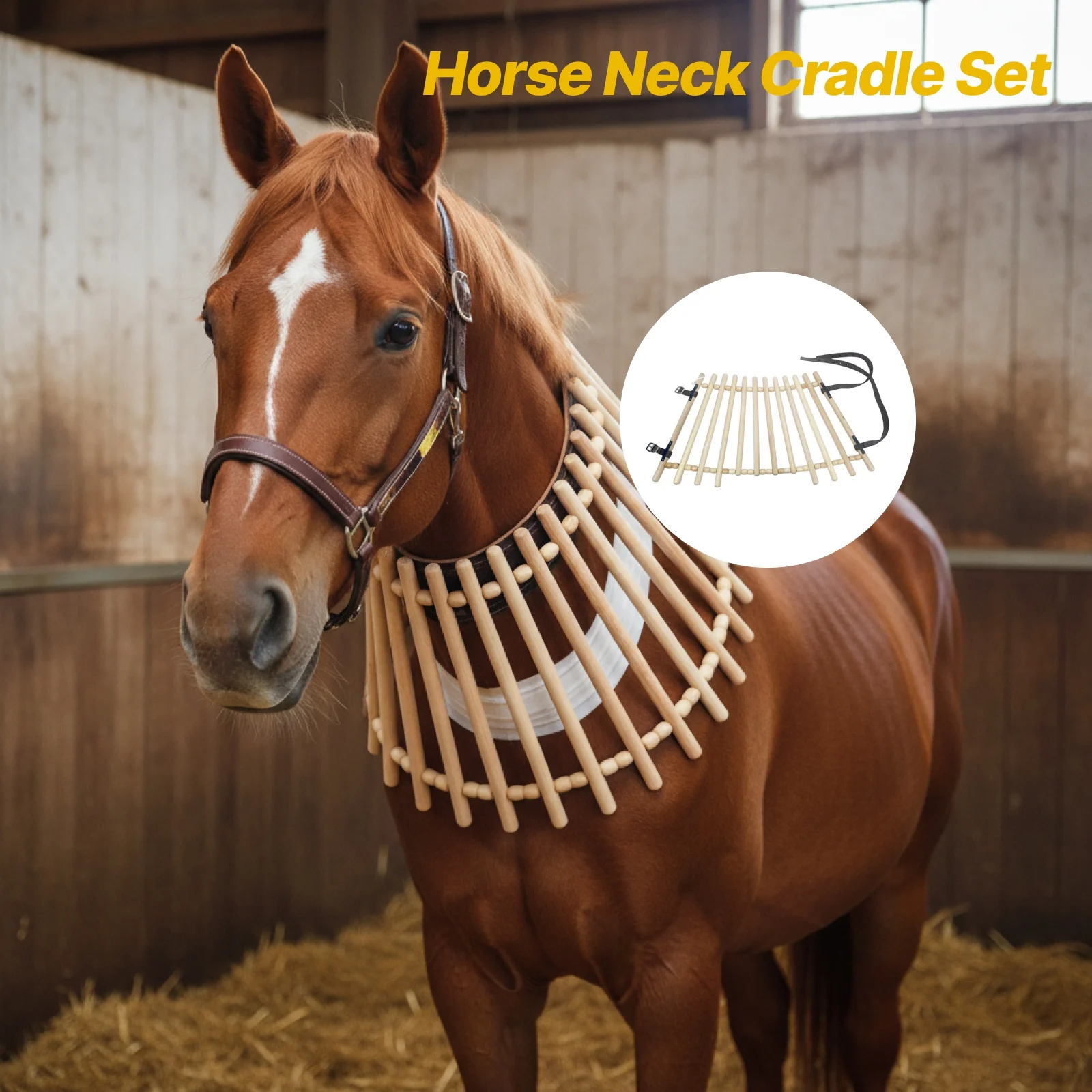 comfortable-wooden-horse-neck-cradle-breathable-adjustable-blanket-bandage-protection-for-professional-equine-use