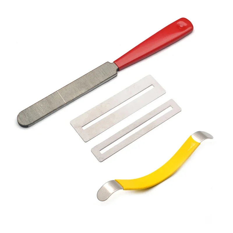 

Guitar Fret Crowning File Leveling Tool Grinding Protectors Repair Part Set Guitar Repair Tool Accessories