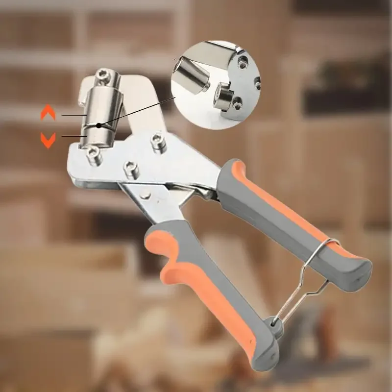 Spray-painted Cloth Manual Pneumatic Eye Pliers Punching Tools Portable Buttoning Machine Stainless Steel Eyelets Hole Hand Tool