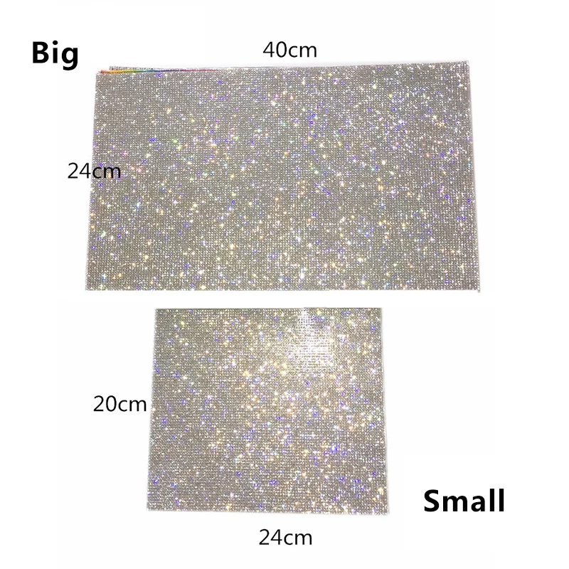 SS6 2mm AB colori vetro pieno cristallo strass autoadesivo maglia applique Banding rotolo adesivo foglio indumento scarpe fai da te trim