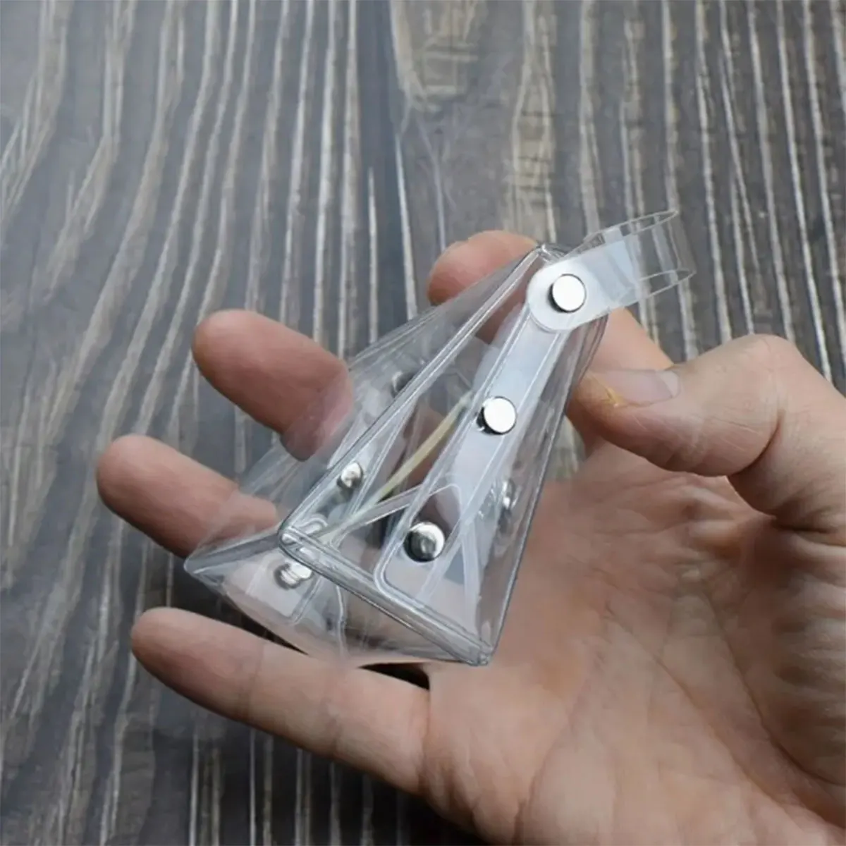 كيس كابل بيانات قناع شفاف من بولي كلوريد الفينيل ، أدوات العناية بالبشرة ، تخزين فرشاة المكياج ، محفظة العملات المعدنية ، حقيبة القلم ، عبوة واحدة #4