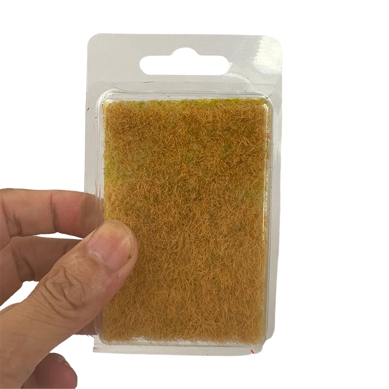 مجموعة واحدة من مجموعات العشب المصغرة الواقعية خصلات العشب الثابتة لتزيين المناظر الطبيعية نموذج ملحقات بناء المدينة #6