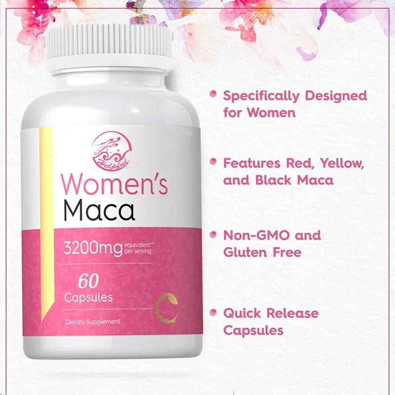 Women\'s Macagen Capsules 3200mg, 60 capsules | Non GMO, gluten free supplement