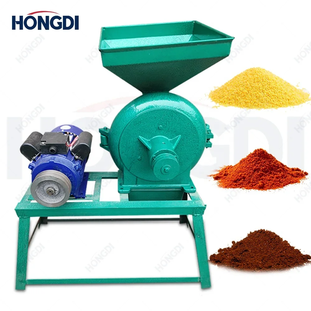 African Cast Iron Low Price Grinding Mill for Maize Animal Feeds  Milling Grinder Machine