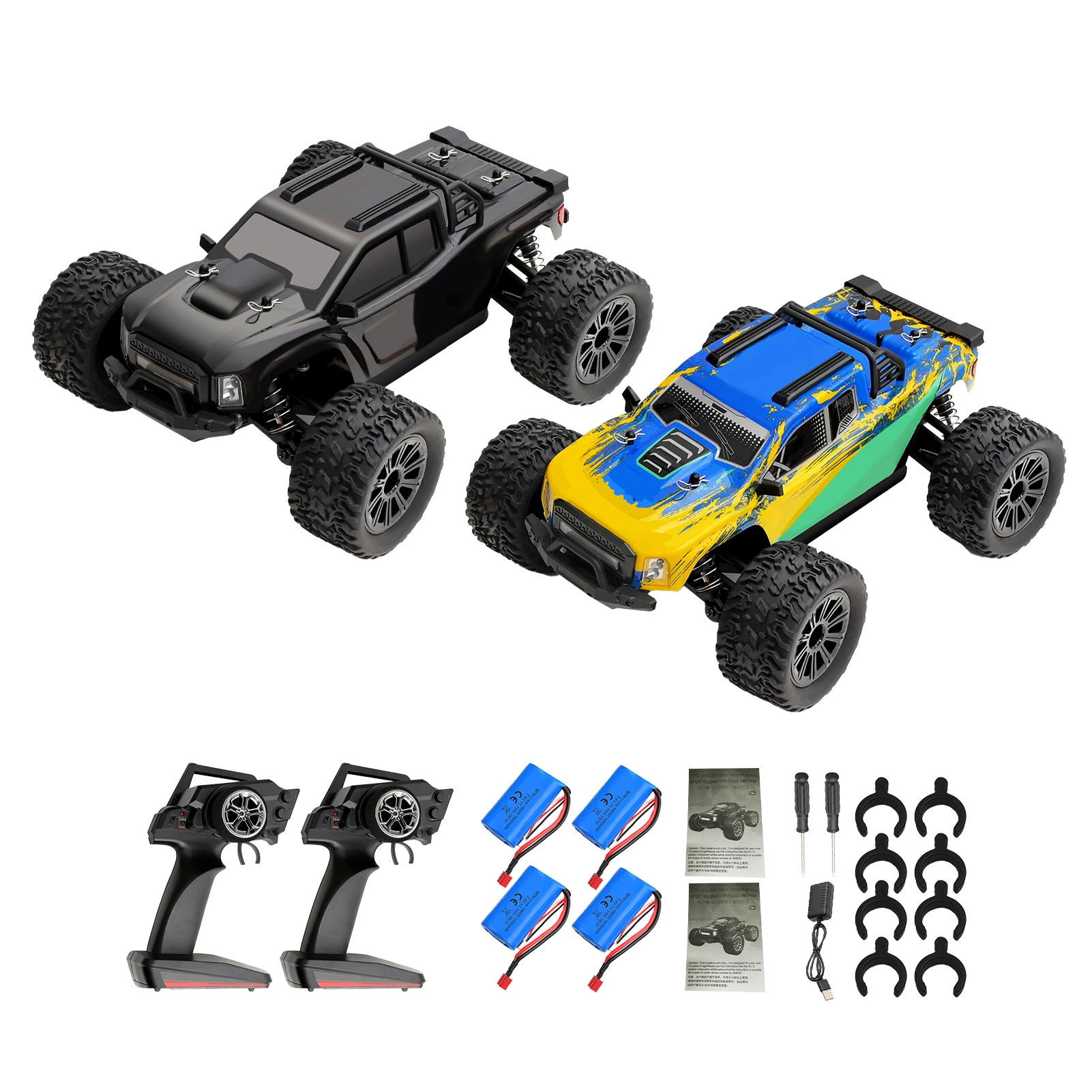 WLtoys 164018 1/16 Electric 4WD Monster Truck 2 Battery Version High Speed Off-Road RC Car