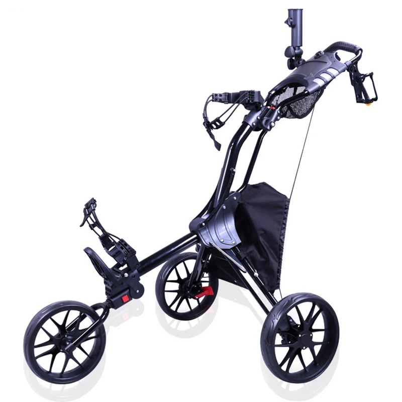 

High Quality Custom 3 Wheel Golf Push Cart Golf Trolley