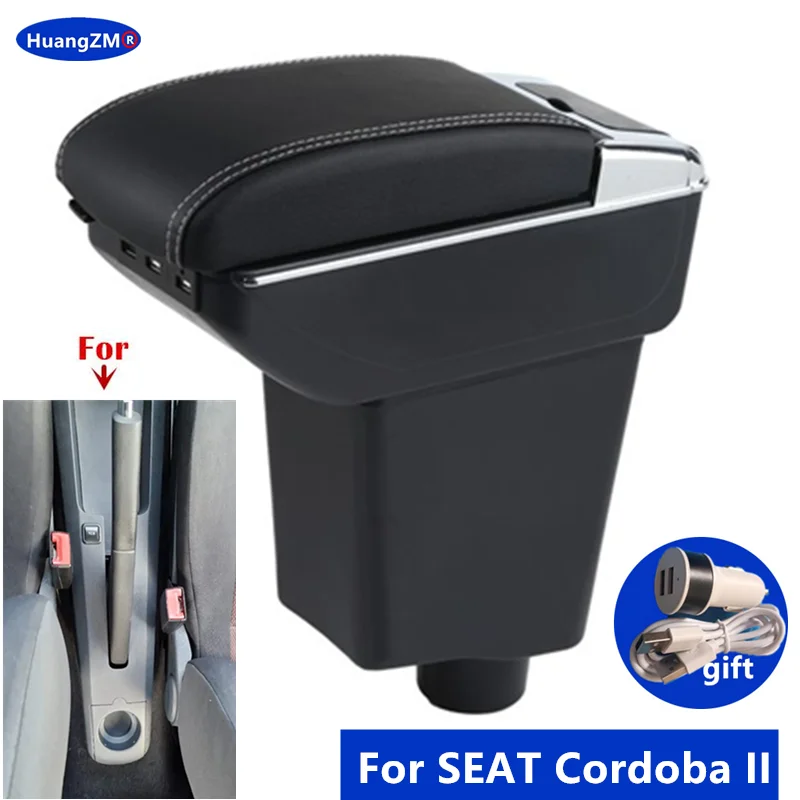 

Car Armrest For SEAT Cordoba II Armrest Box For SEAT Cordoba II 2003 2004 2005 2006 2007 2008 2009 Storage Box Car Accessories