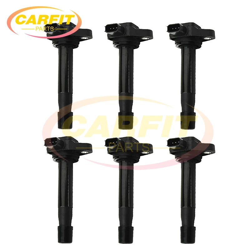 

6Pcs 30520-RCA-A02 30520-P8E-A01 30520-P8F-A01 UF242 Ignition Coil For Honda Odyssey Accord Acura CL RL TL 3.0L 3.2L 3.5L