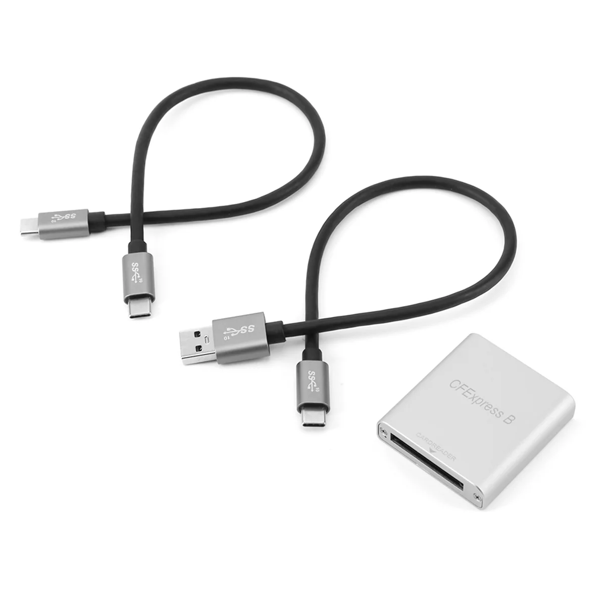 

Portable Type C to CFexpress B Card Reader 10Gbps Memory Card Reader Drive-Free for Laptop Computer Phone Chromebook