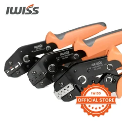 IWISS SN Series Ratchet Terminal Crimping Tool Wire Connector Tool Pliers for JST-SM /Dupont /XH2.54/PH2.0 /Tab Terminal Crimper