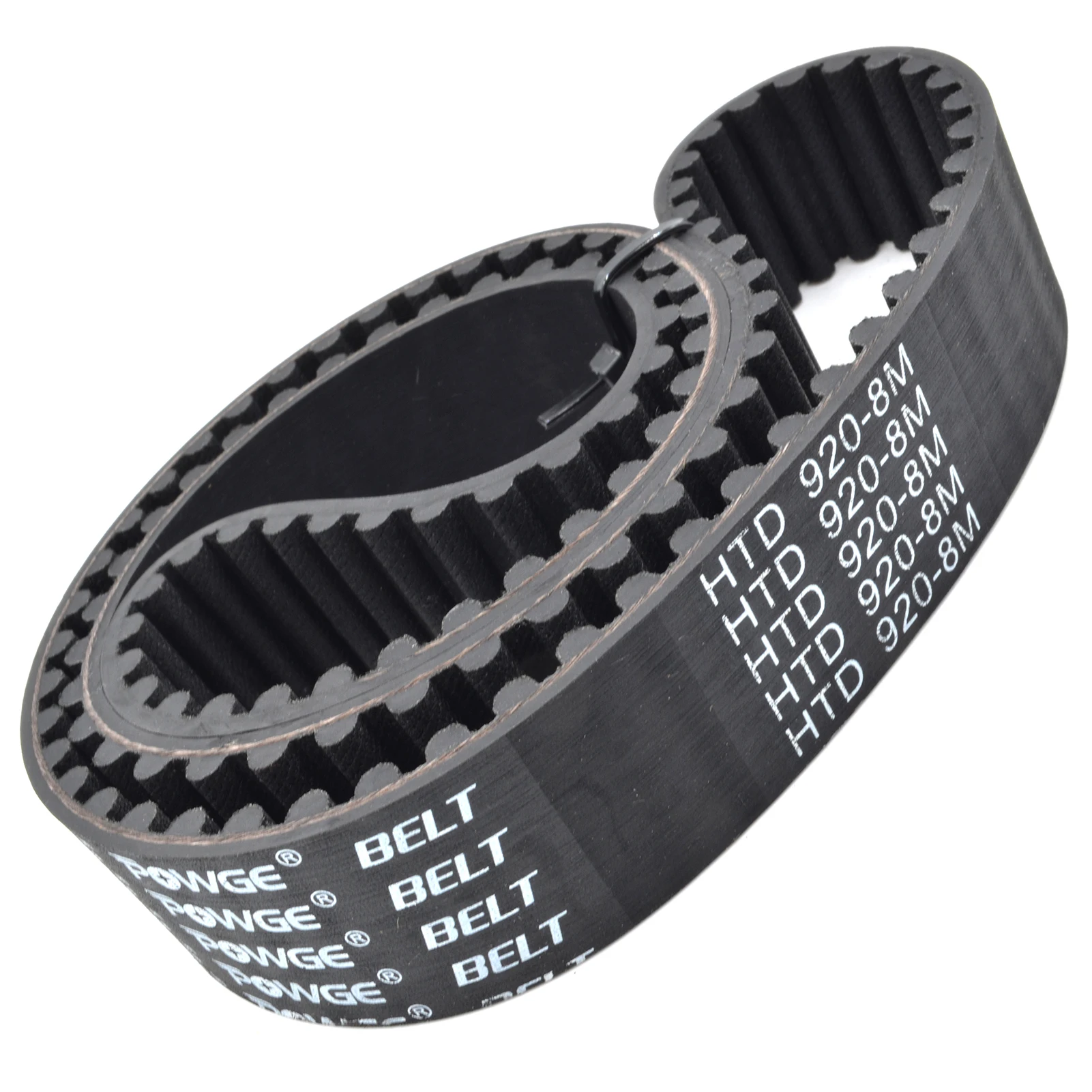 POWGE HTD 8M Timing belt Lp=856 864 872 880 888 896 904 912 920 928 936 944 952 960 968 976 Width 15-50mm Rubber HTD8M Belt Loop