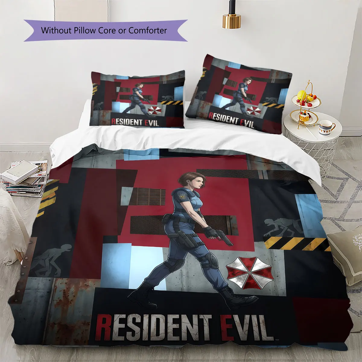 Resident Evil Comfor Duvet Cover Child's Bedding Set,Extra Large Size Christmas Gifts Various Sizes Available -HE227
