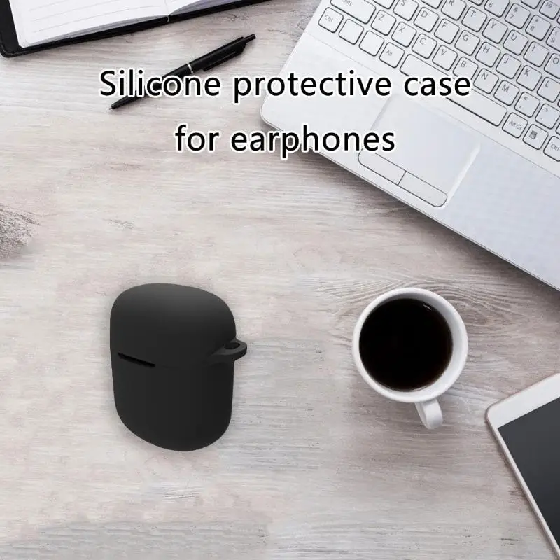 Silicone Earphone Case Anti Slip Sweat Proof Fingerprint Resistant Washable Sleeve for SR2 Travel Outdoor Use
