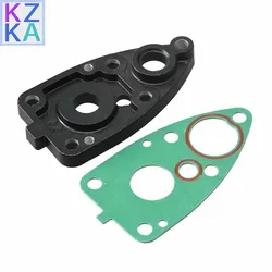 6E0-45321 Water Pump Aluminium Plate Kit 6E0-45315 Gasket For Yamaha Outboard Motor 2 Stroke 4HP 5HP 6E0-45321-01-5B 6E0-45315-0
