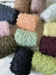 500g Solid Color Butterfly Paper Yarn Colorful Fancy Blend Partner Thread for Hand Knitting Summer Sweater Supplies