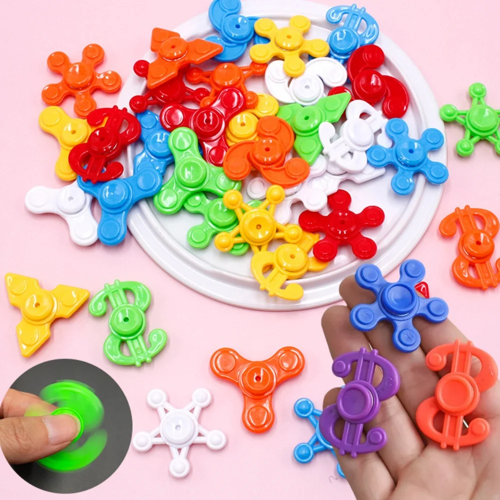 10-30 pz Mini Giroscopio Punta Delle Dita Spinner Festa Per Bambini Colore Spinning Giocattoli Giroscopi Spinning Regali Alleviare Lo Stress Del Partito