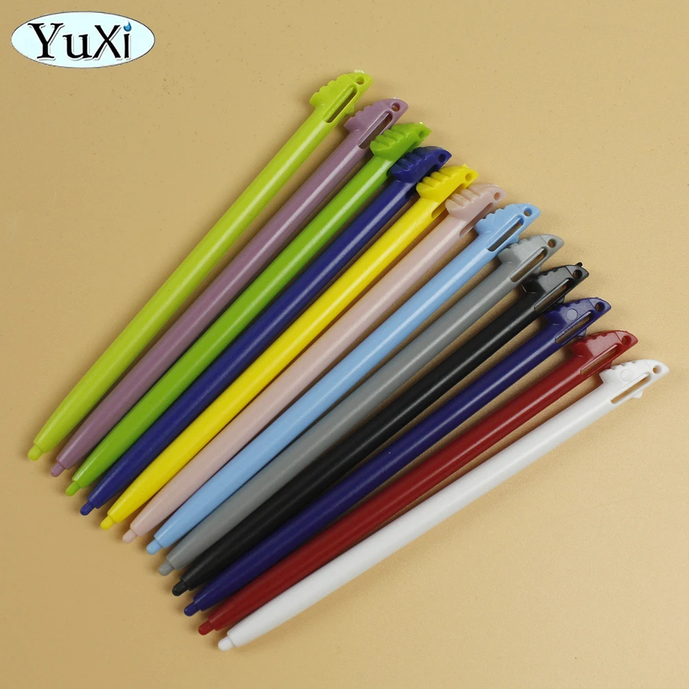 10Pcs Plastic Touch Screen Stylus Pen For Nintend 3DS XL LL Colorful DIY Replacement Accessories