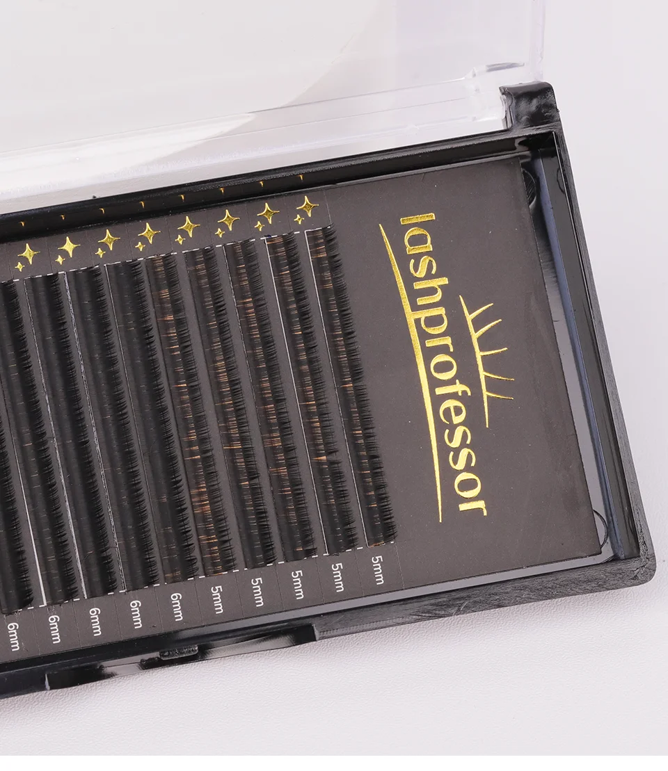 Lashprofessor Untere falsche Wimpernverlängerung 0,03/0,05/0,07 Natürliche weiche C/CC/D-Locke 6/7 mm kurze Größen Unter-/Unterwimpern – Detail 9