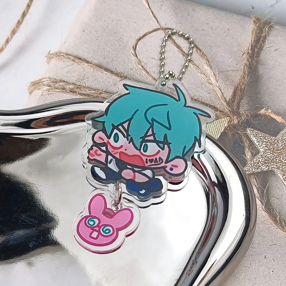 Alien Stage Keychains Ring For Ivan And Till Accessories Bag Cartoon Pendant Keyring Fans Charms Gifts Kawaii Key Chain Gift