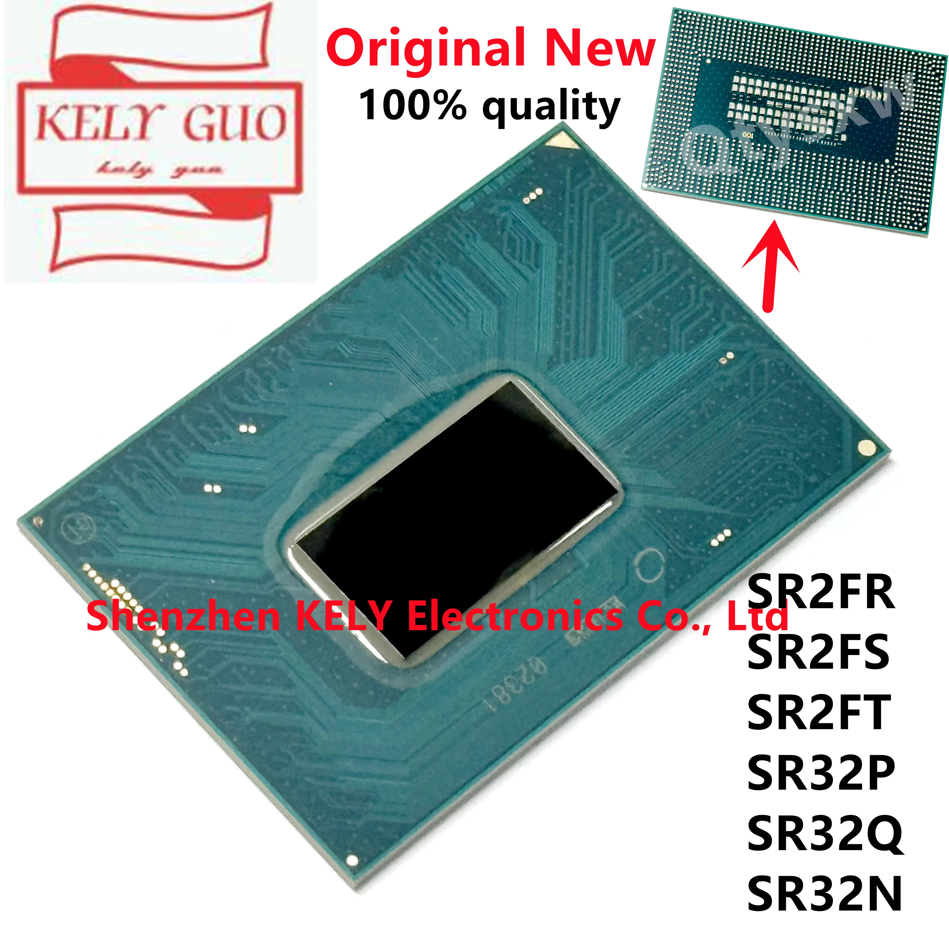 100% NEW i3-6100H SR2FR  i5-6440HQ SR2FS  i7-6920HQ SR2FT  I7-7820HK SR32P i7-7700HQ SR32Q  i7-7820HQ SR32N CPU BGA chipset