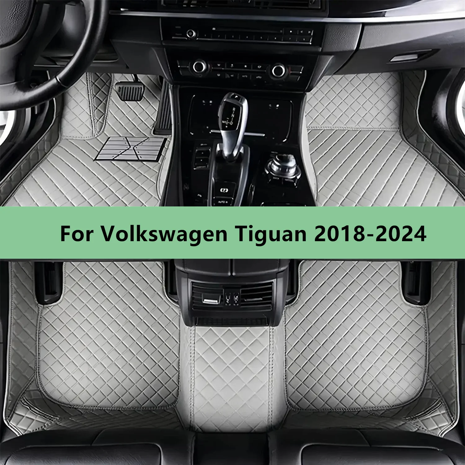 

Car Floor Mats For Volkswagen Tiguan 2018-2024 Floor Mats for Men Women Car Interior Accessories
